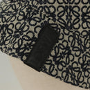 LOEWE Anagram Reversible Bucket Hat Canvas Navy Auth hk2801-6
