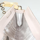 Salvatore Ferragamo Vala Chain Shoulder Bag Enamel Yellow Auth hk2804-18