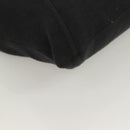 Miu Miu Shoulder Bag Cotton Black Auth hk2812-8