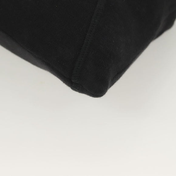 Miu Miu Shoulder Bag Cotton Black Auth hk2812