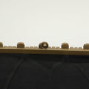 Miu Miu Shoulder Bag Cotton Black Auth hk2812-9