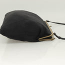 Miu Miu Shoulder Bag Cotton Black Auth hk2812-3