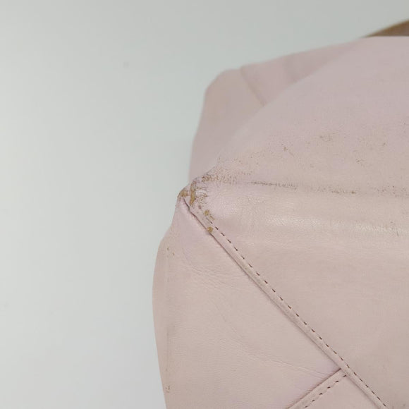 CELINE Horizontalkava Tote Bag Leather Pink Gold Auth hk2816