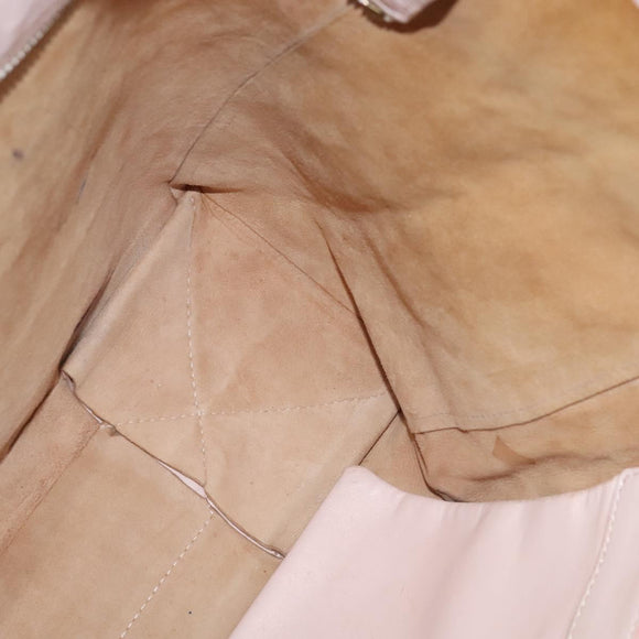 CELINE Horizontalkava Tote Bag Leather Pink Gold Auth hk2816
