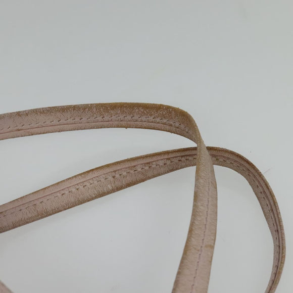 CELINE Horizontalkava Tote Bag Leather Pink Gold Auth hk2816