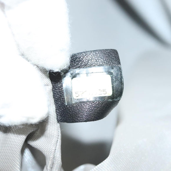 CHANEL Tote Bag Rubber Gray CC Auth hk2818