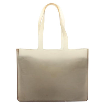 CHANEL Tote Bag Rubber Gray CC Auth hk2818 - 0