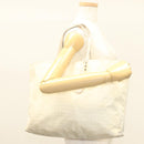 BOTTEGA VENETA Tote Bag Nylon White Auth hk2820-19