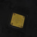 MCM Logogram Vicetos Boston Bag Nylon 2way Brown Gold Auth hk2824-20