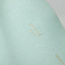 CELINE Horizontalkava Tote Bag Leather Red Light Blue Auth hk2827-17