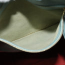 CELINE Horizontalkava Tote Bag Leather Red Light Blue Auth hk2827-12