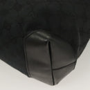 GUCCI GG Canvas Tote Bag Black 019 0401 Auth hk2842-14