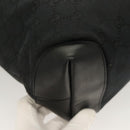 GUCCI GG Canvas Tote Bag Black 019 0401 Auth hk2842-15