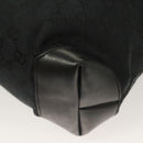 GUCCI GG Canvas Tote Bag Black 019 0401 Auth hk2842-16