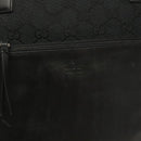 GUCCI GG Canvas Tote Bag Black 019 0401 Auth hk2842-17