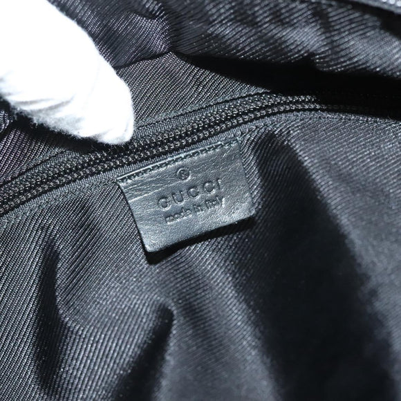 GUCCI GG Canvas Tote Bag Black 019 0401 Auth hk2842