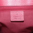 GUCCI GG Canvas Tote Bag Beige Silver 120836 Auth hk2844-14