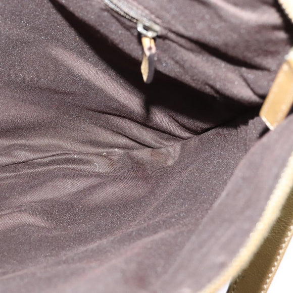 GUCCI GG Crystal Shoulder Bag Gold 203257 Auth hk2846