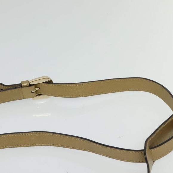 GUCCI GG Crystal Shoulder Bag Gold 203257 Auth hk2846