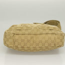 GUCCI GG Canvas Shoulder Bag Beige Gold 90762 Auth hk2847-10