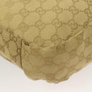 GUCCI GG Canvas Shoulder Bag Beige Gold 90762 Auth hk2847-14