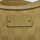 GUCCI GG Canvas Shoulder Bag Beige Gold 90762 Auth hk2847-17