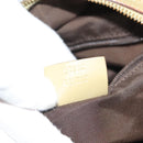 GUCCI GG Canvas Shoulder Bag Beige Gold 90762 Auth hk2847-25
