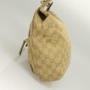GUCCI GG Canvas Shoulder Bag Beige Gold 90762 Auth hk2847-6