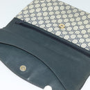 GUCCI GG Supreme Clutch Bag PVC Navy Gold 89 02 075 Auth hk2850-13