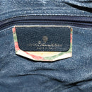 GUCCI GG Supreme Clutch Bag PVC Navy Gold 89 02 075 Auth hk2850-14