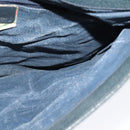 GUCCI GG Supreme Clutch Bag PVC Navy Gold 89 02 075 Auth hk2850-16