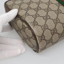 GUCCI GG Supreme Web Sherry Line Clutch Bag PVC Beige 32 014 3553 Auth hk2851-16