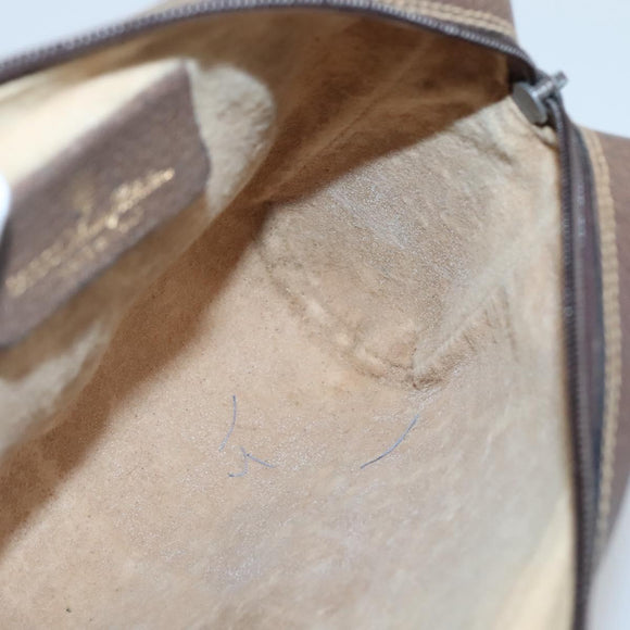 GUCCI GG Supreme Web Sherry Line Clutch Bag PVC Beige 32 014 3553 Auth hk2851