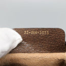 GUCCI GG Supreme Web Sherry Line Clutch Bag PVC Beige 32 014 3553 Auth hk2851-12