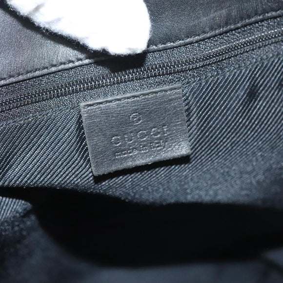 GUCCI GG Canvas Tote Bag Black Gold 002 1098 1705 Auth hk2853