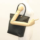 GUCCI GG Canvas Tote Bag Black Gold 002 1098 1705 Auth hk2853-22