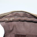 GUCCI GG Supreme Web Sherry Line Clutch Bag PVC Beige Silver 152599 Auth hk2854-21
