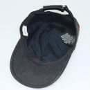 GUCCI GG Canvas Web Sherry Line Cap M Black Red Green 200035 Auth hk2855-8