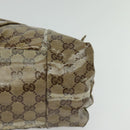 GUCCI GG Crystal Hand Bag Black Gold 197020 Auth hk2857-14