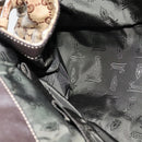 GUCCI GG Crystal Hand Bag Black Gold 197020 Auth hk2857-19