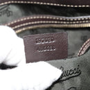 GUCCI GG Crystal Hand Bag Black Gold 197020 Auth hk2857-12