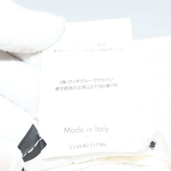 GUCCI GG Canvas Bucket Hat L White Auth hk2863