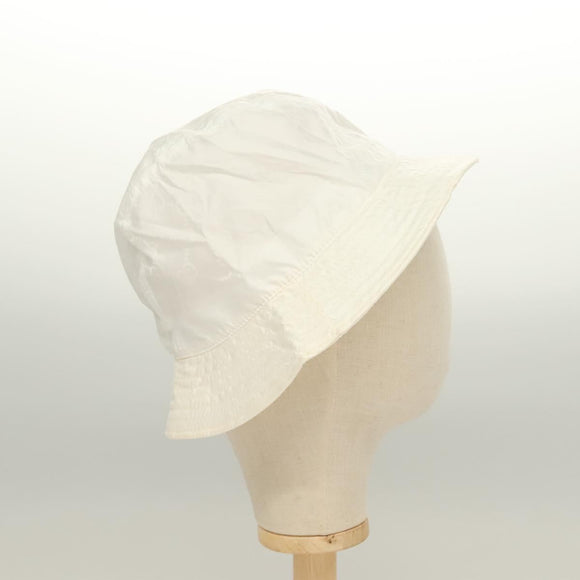 GUCCI GG Canvas Bucket Hat L White Auth hk2863