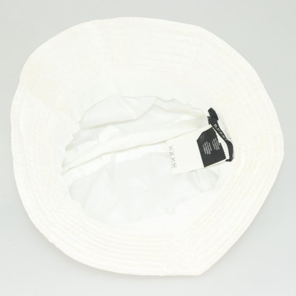 GUCCI GG Canvas Bucket Hat L White Auth hk2863