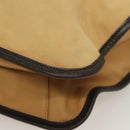 GUCCI Web Sherry Line Shoulder Bag Canvas Beige Silver Red 001 4306 Auth hk2865-14