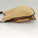 GUCCI Web Sherry Line Shoulder Bag Canvas Beige Silver Red 001 4306 Auth hk2865-4