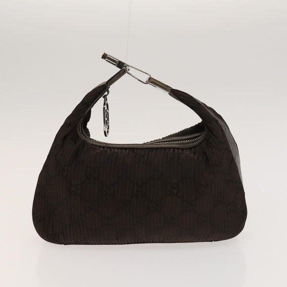 GUCCI GG Canvas Crystal Shoulder Bag 2 Set Beige Brown Auth hk2866