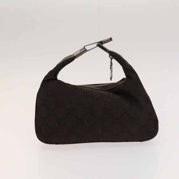 GUCCI GG Canvas Crystal Shoulder Bag 2 Set Beige Brown Auth hk2866