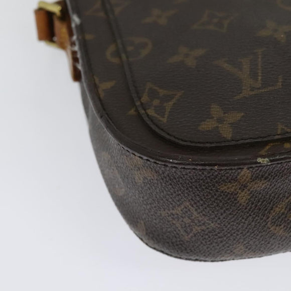 LOUIS VUITTON Monogram Saint Cloud MM Shoulder Bag M51243 LV Auth hk2870