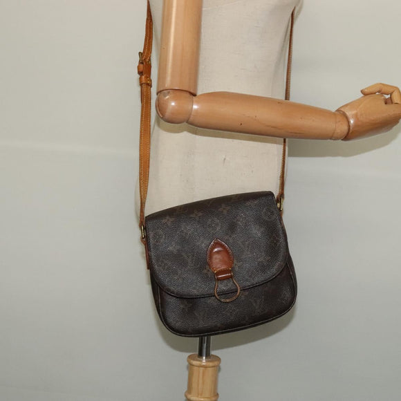 LOUIS VUITTON Monogram Saint Cloud MM Shoulder Bag M51243 LV Auth hk2870